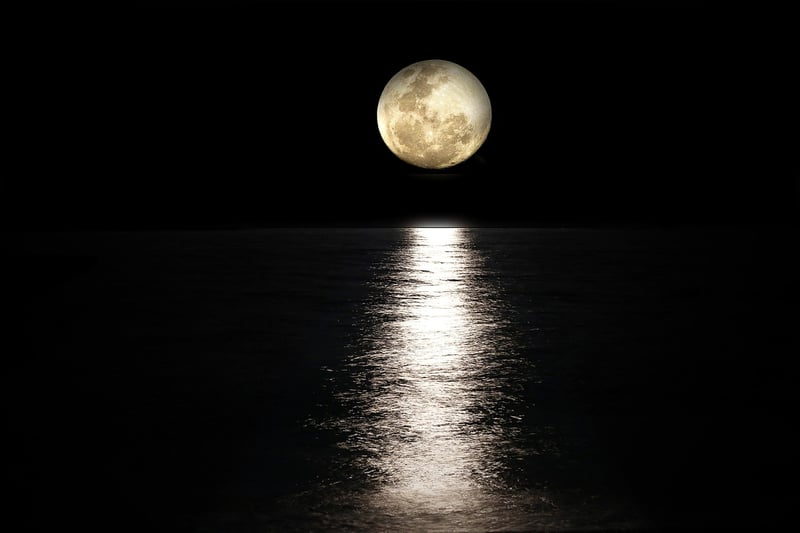 Moonlit Night Sky